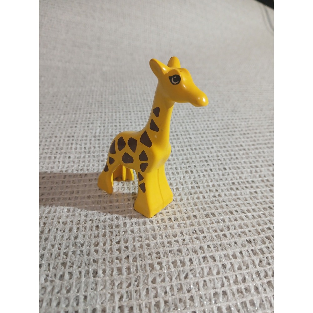 LEGO Duplo Giraffe Animal Figure Yellow with Brown Spots Zoo Safari 4066pb01